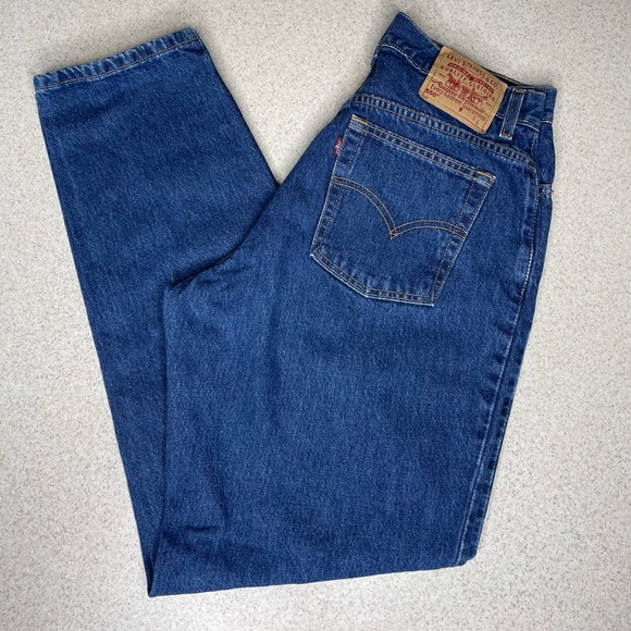 Levi's Denim - Levi’s Relaxed Fit 550 Dark Denim Jeans Size 14